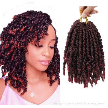 bomb twist pre twisted spring twist crochet hair quality fiber curly wave synthetic hair Braiding